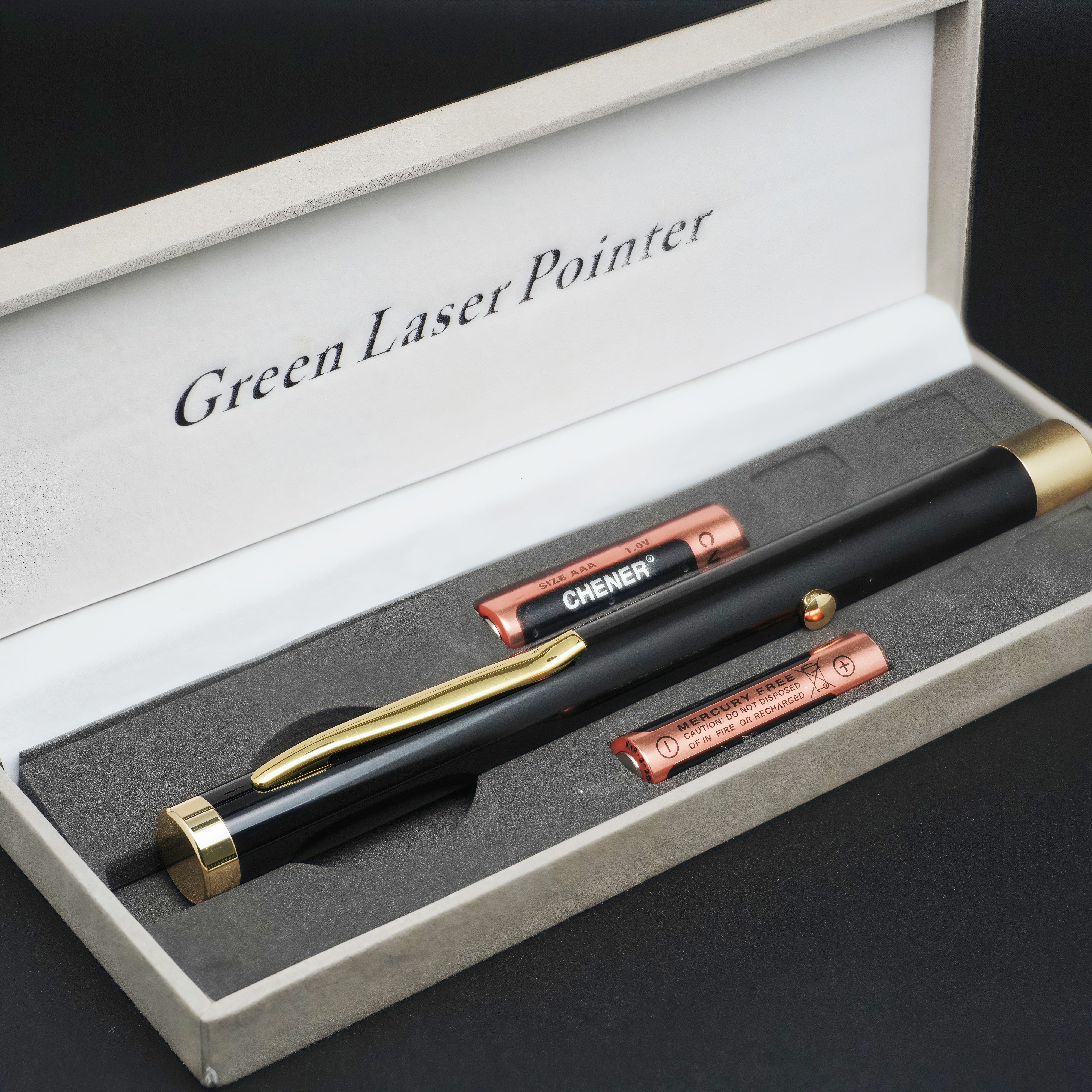 VultraBeam Black Body Green Laser 50mW Pointer Class 4 Burning Laser Laser 301
