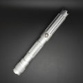 VulcanRay Silver Body Powerful Blue Laser Pointer Burning Laser Compatible with Laser 301