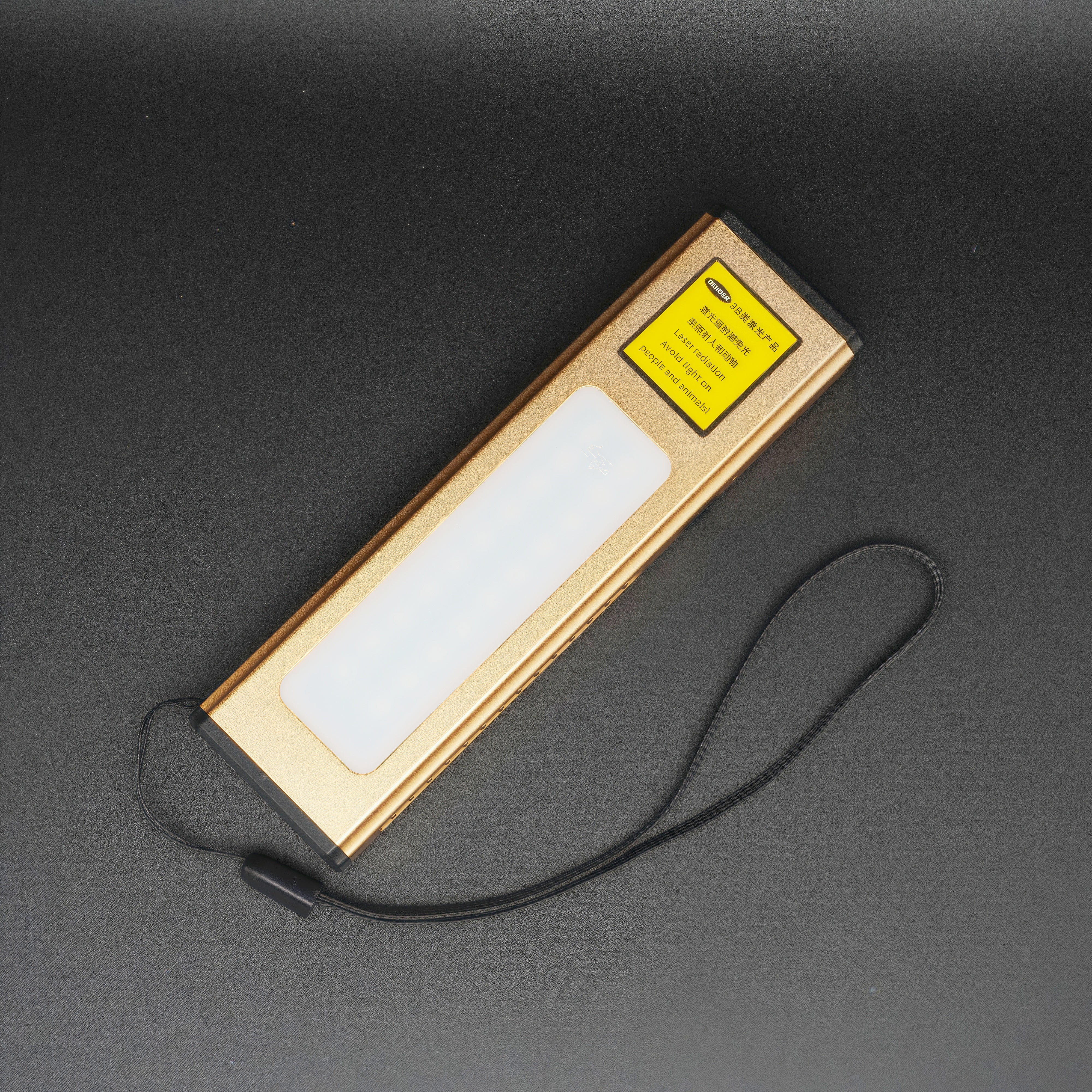 NovaForge Gold Body 450nm Blue Laser Pointer 100mW High Powered Burning Beam