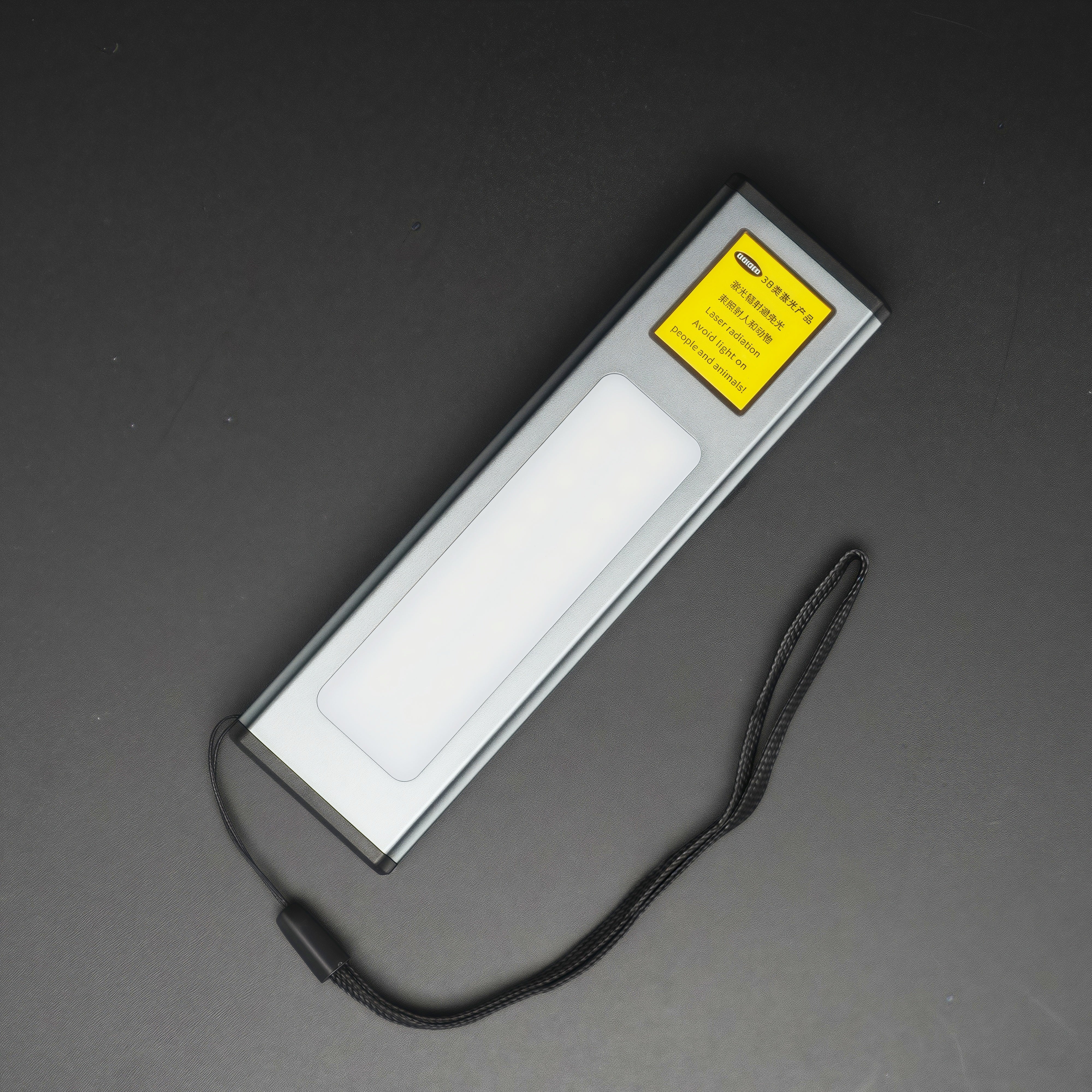 NovaForge Silver Body 520nm Green Laser Pointer 50mW High Powered Burning Beam