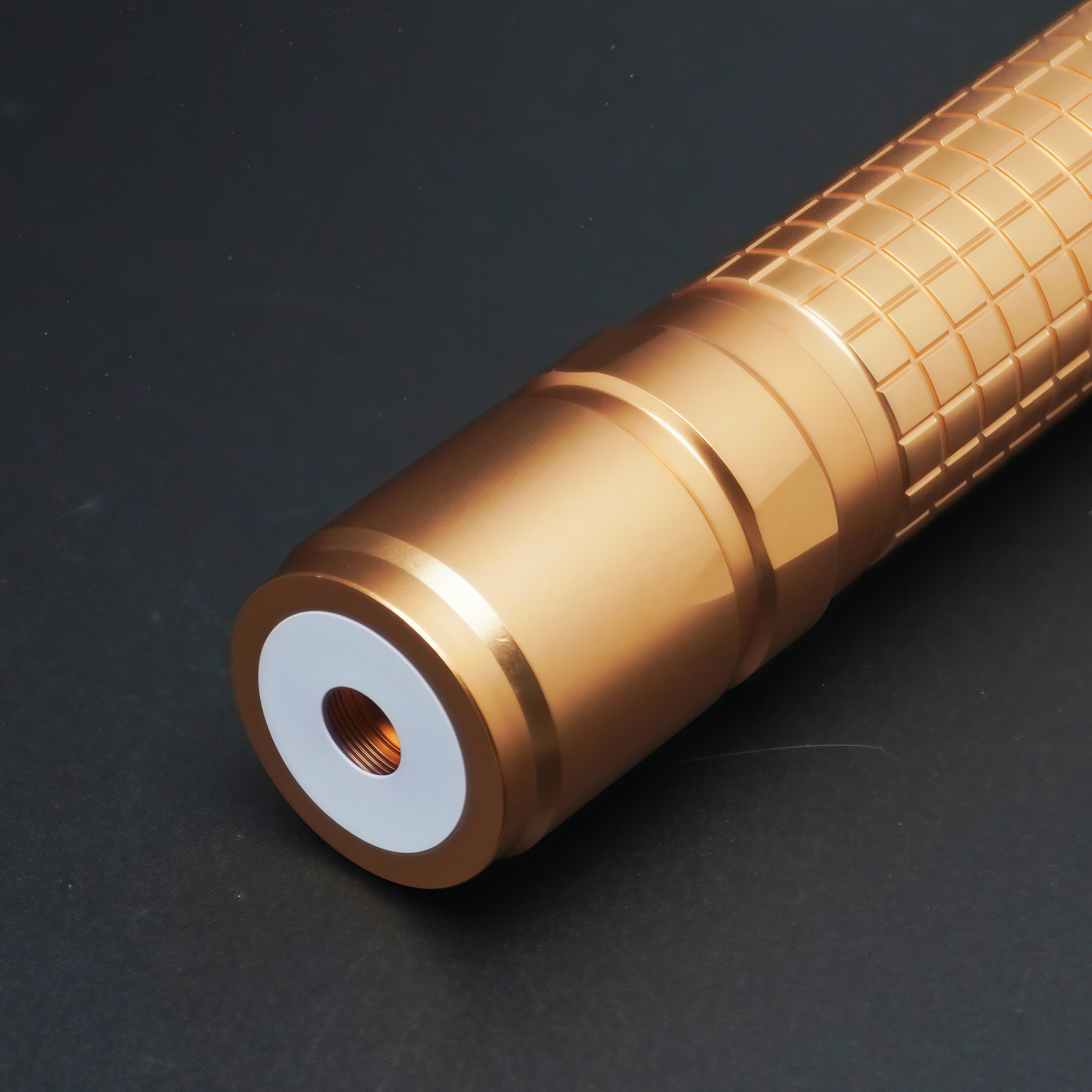QuantaBlade Gold Body Red Burning Laser Pointer 200mW Strong Beam Laser 301