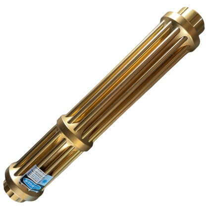 FR-810X 3000mW 450nm Gatling Burning High Power Blue Laser Pointer Kits Gold