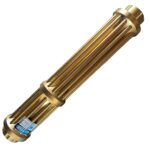 FR-810X 3000mW 450nm Gatling Burning High Power Blue Laser Pointer Kits Gold