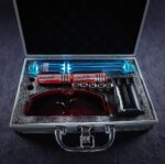 FR-810X 3000mW 450nm Gatling Burning High Power Blue Laser Pointer Kits Blue - Image 2