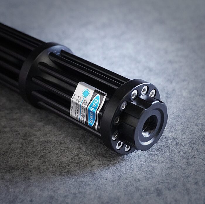 FR-810X 3000mW 450nm Gatling Burning High Power Blue Laser Pointer Kits Black - Image 11