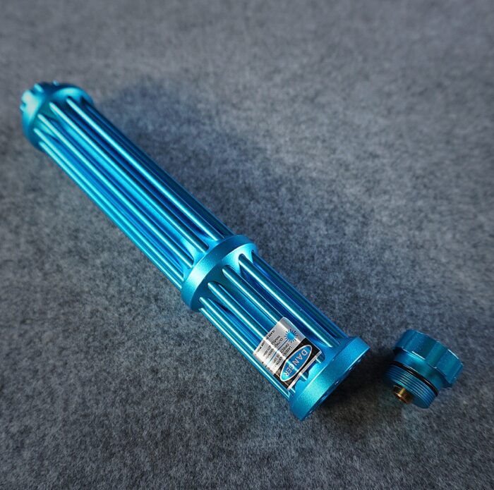 FR-810X 3000mW 450nm Gatling Burning High Power Blue Laser Pointer Kits Blue - Image 10