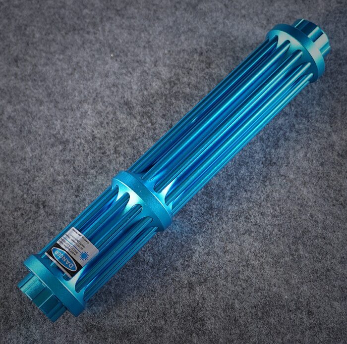 FR-810X 3000mW 450nm Gatling Burning High Power Blue Laser Pointer Kits Blue - Image 8
