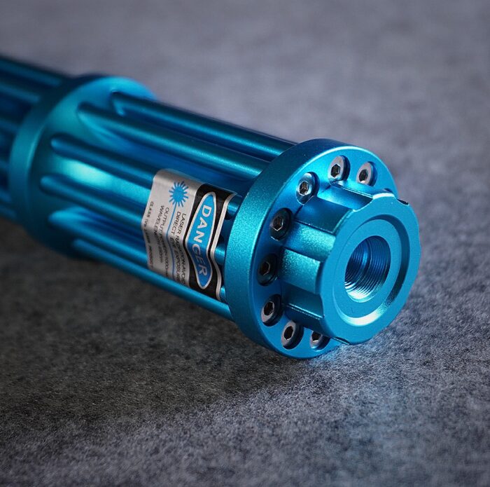 FR-810X 3000mW 450nm Gatling Burning High Power Blue Laser Pointer Kits Blue - Image 6