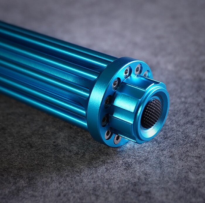 FR-810X 3000mW 450nm Gatling Burning High Power Blue Laser Pointer Kits Blue - Image 5