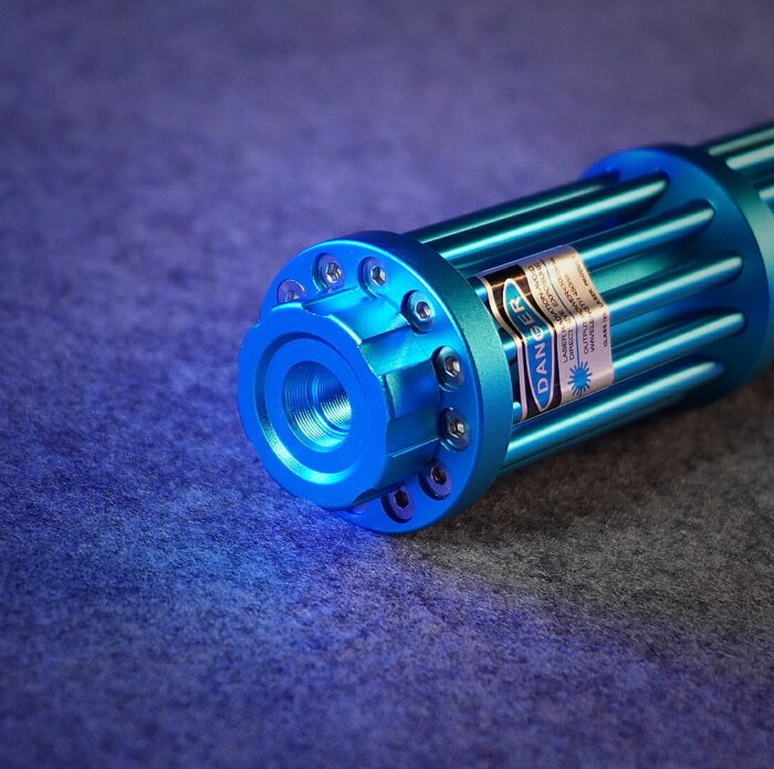 FR-810X 3000mW 450nm Gatling Burning High Power Blue Laser Pointer Kits Blue - Image 3