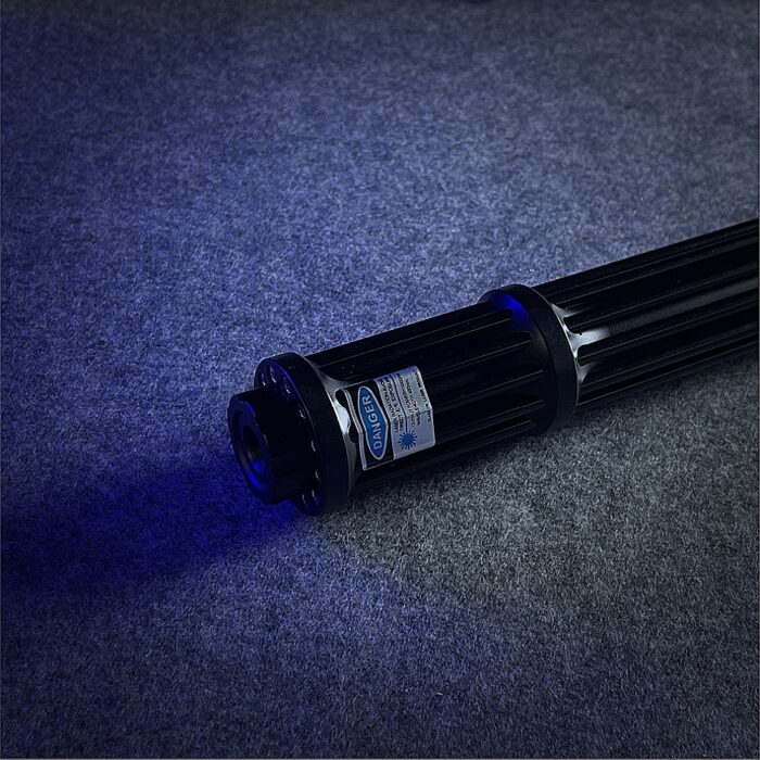FR-810X 3000mW 450nm Gatling Burning High Power Blue Laser Pointer Kits Black - Image 3