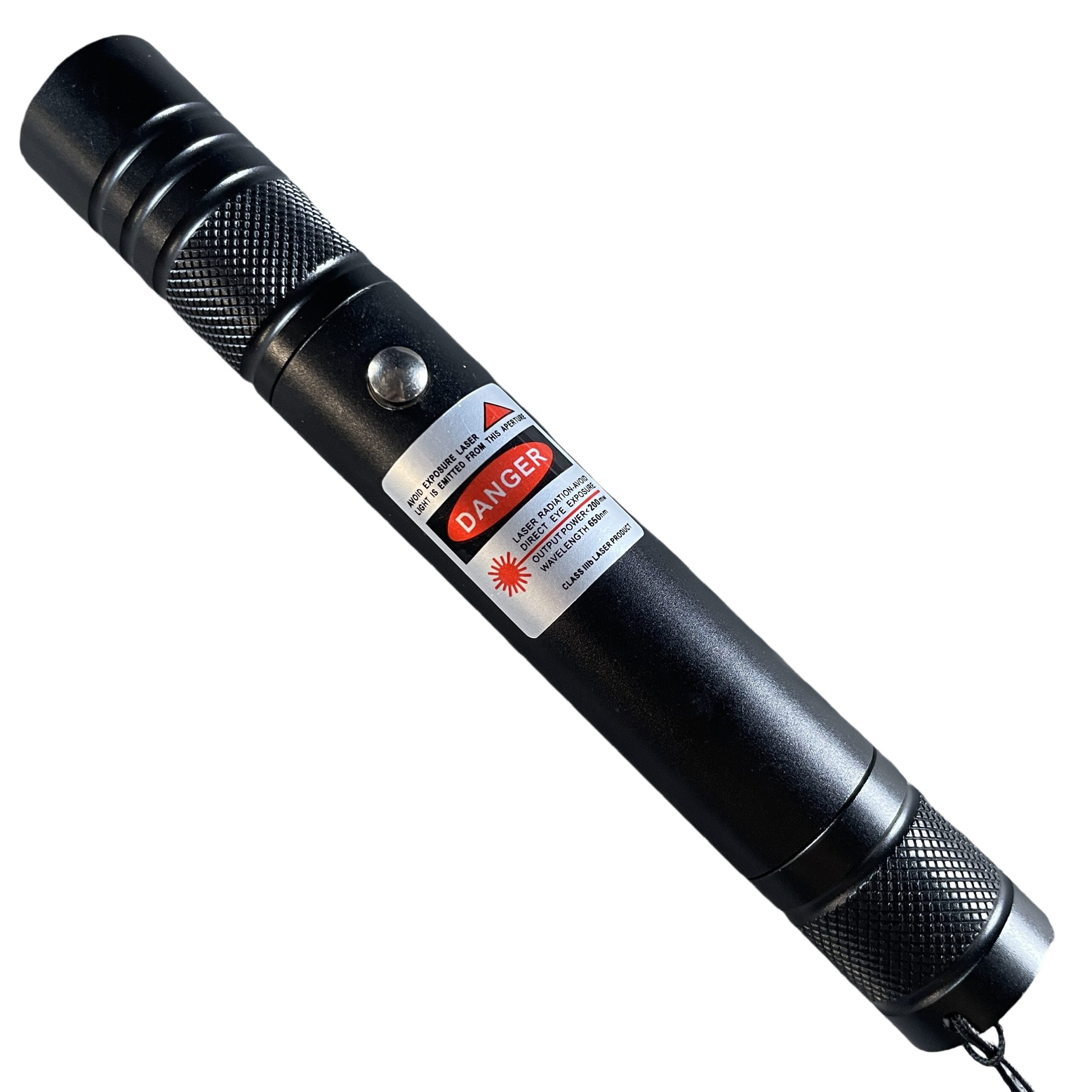 100mW 650nm Rechargeable Red Laser Pointer Beam Light Single-point Black - Image 1