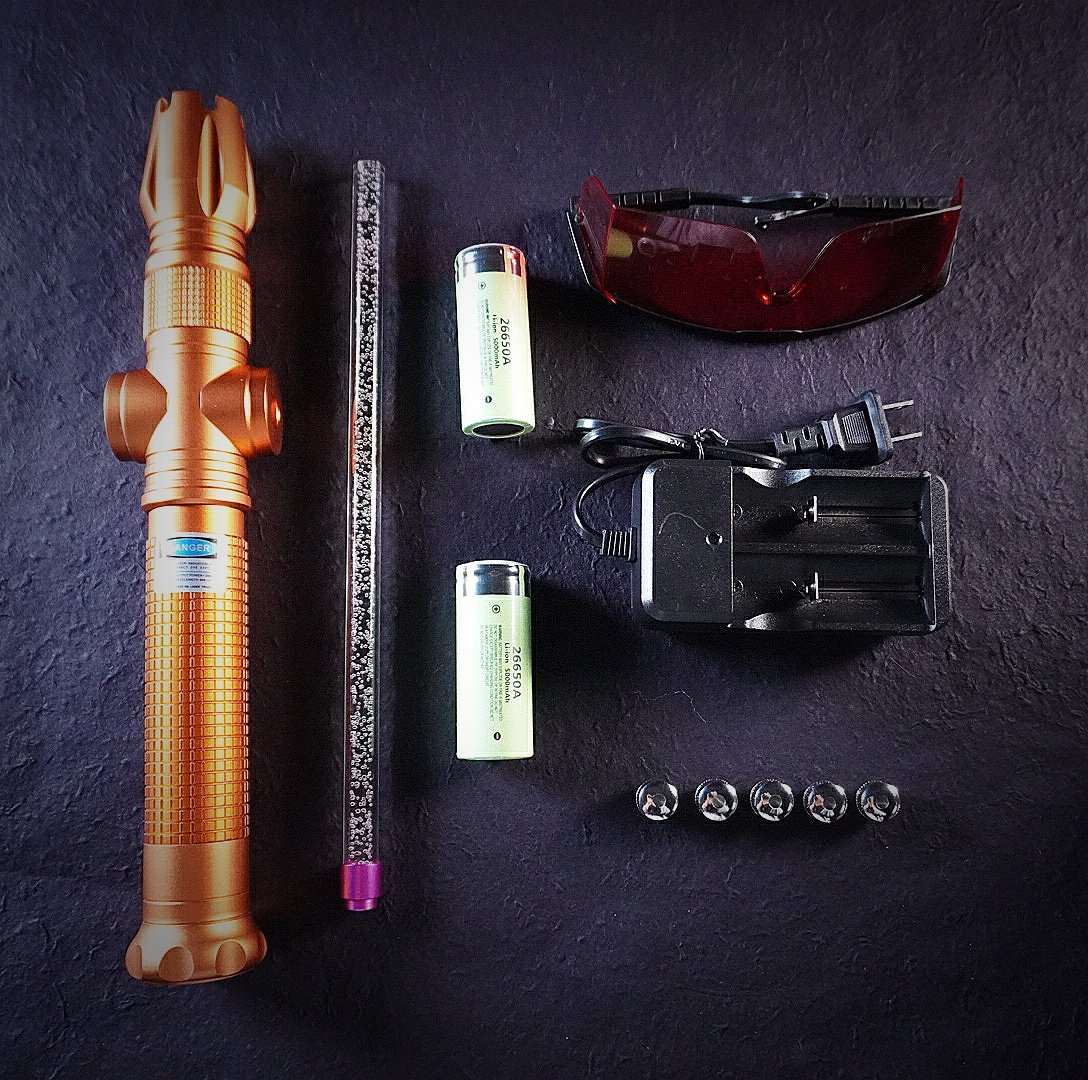 PhoenixRay High Power Laser Pointer 50000mW Blue Burning Beam - Image 6