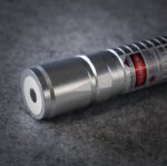 FR-900 50-80mW Extension-Type Focus Green Dot Laser Pointer Pen with 18650 Rechargeable Battery Silver - Image 7