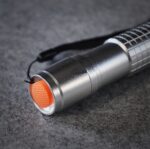 FR-900 50-80mW Extension-Type Focus Green Dot Laser Pointer Pen with 18650 Rechargeable Battery Silver - Image 6