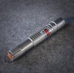 FR-900 50-80mW Extension-Type Focus Green Dot Laser Pointer Pen with 18650 Rechargeable Battery Silver - Image 5