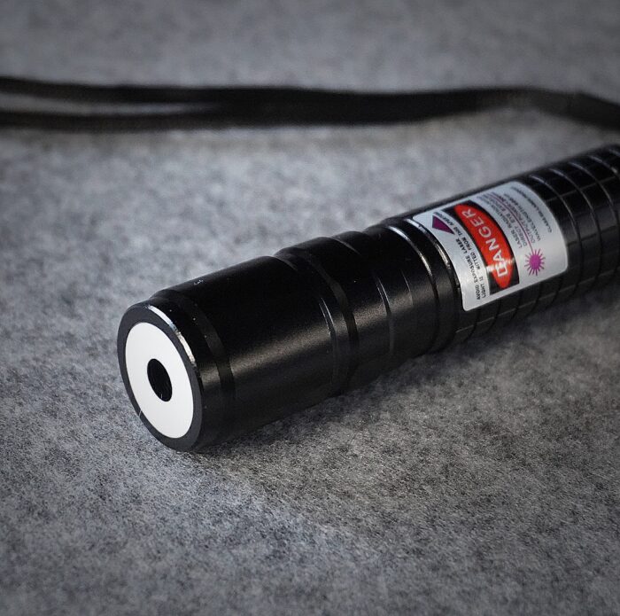 FR-900B 1000mW Extension-Type Focus Blue Dot Laser Pointer Pen with 18650 Rechargeable Battery Black - Image 7
