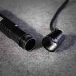 FR-900B 1000mW Extension-Type Focus Blue Dot Laser Pointer Pen with 18650 Rechargeable Battery Black - Image 9