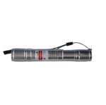 FR-900B 1000mW Extension-Type Focus Blue Dot Laser Pointer Pen with 18650 Rechargeable Battery Silver - Image 2