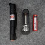 FR-900B 1000mW Extension-Type Focus Blue Dot Laser Pointer Pen with 18650 Rechargeable Battery Black - Image 3