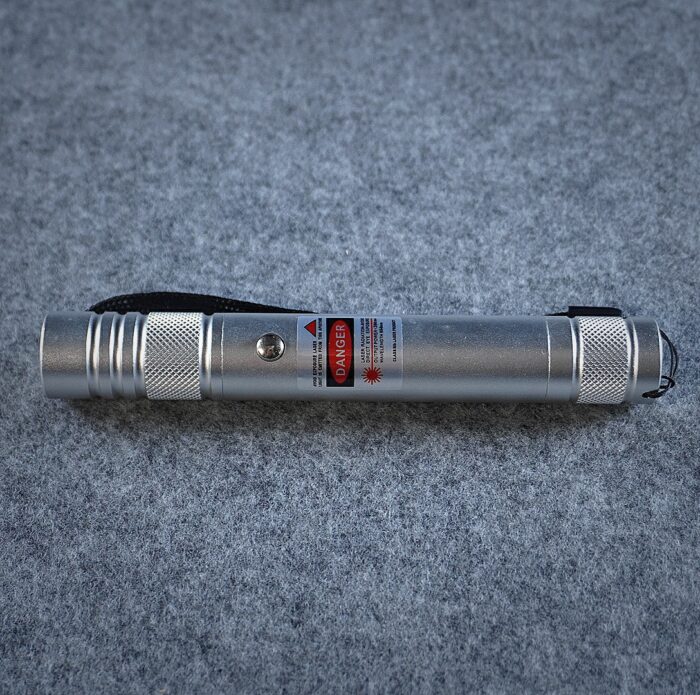 50mW 532nm Rechargeable Green Laser Pointer Beam Light Single-point Silver - Image 7