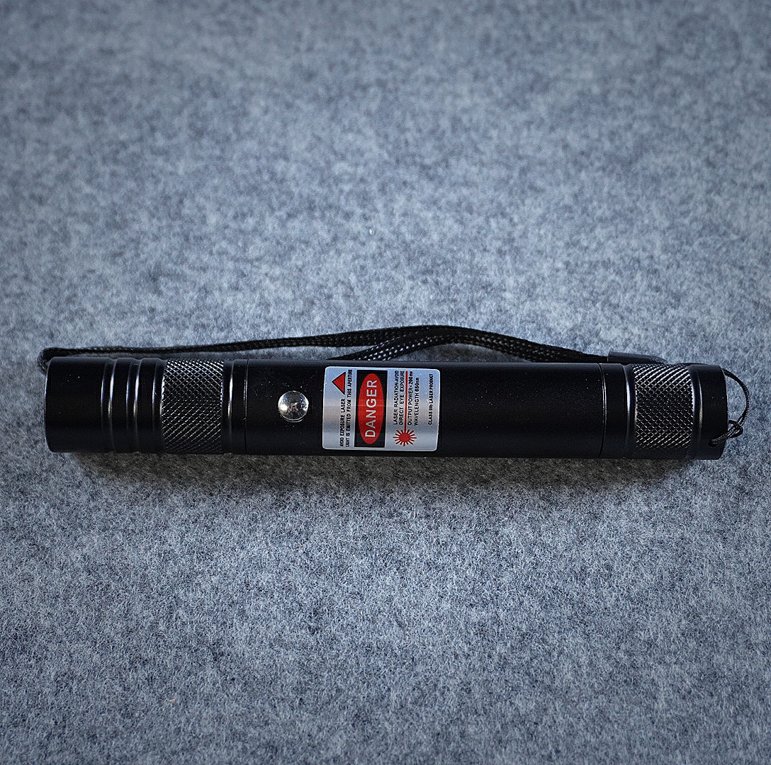 100mW 650nm Rechargeable Red Laser Pointer Beam Light Single-point Black - Image 5