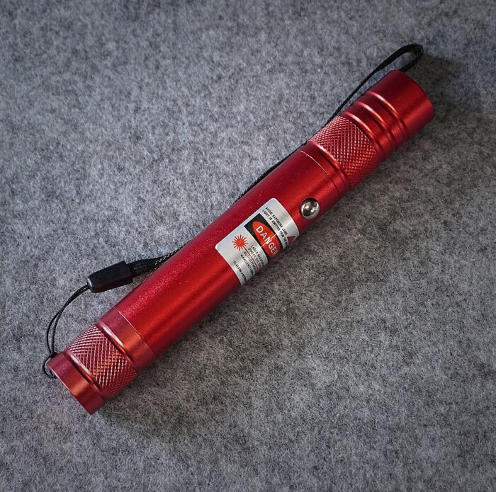 100mW 650nm Rechargeable Red Laser Pointer Beam Light Single-point Red - Image 2