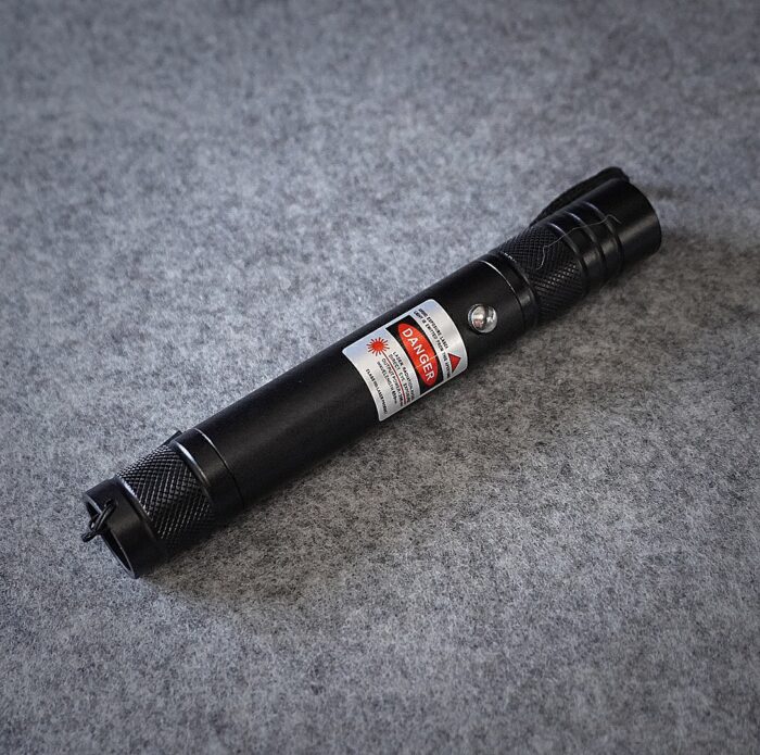 100mW 650nm Rechargeable Red Laser Pointer Beam Light Single-point Black - Image 2