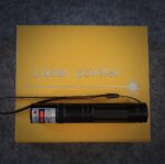 FR-850 200mW Red  Flashlight Style Red Violet Laser Pointer Black - Image 3