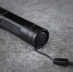 FR-850 200mW Red  Flashlight Style Red Violet Laser Pointer Black - Image 9