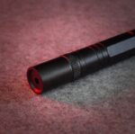 FR-850 200mW Red  Flashlight Style Red Violet Laser Pointer Black - Image 5