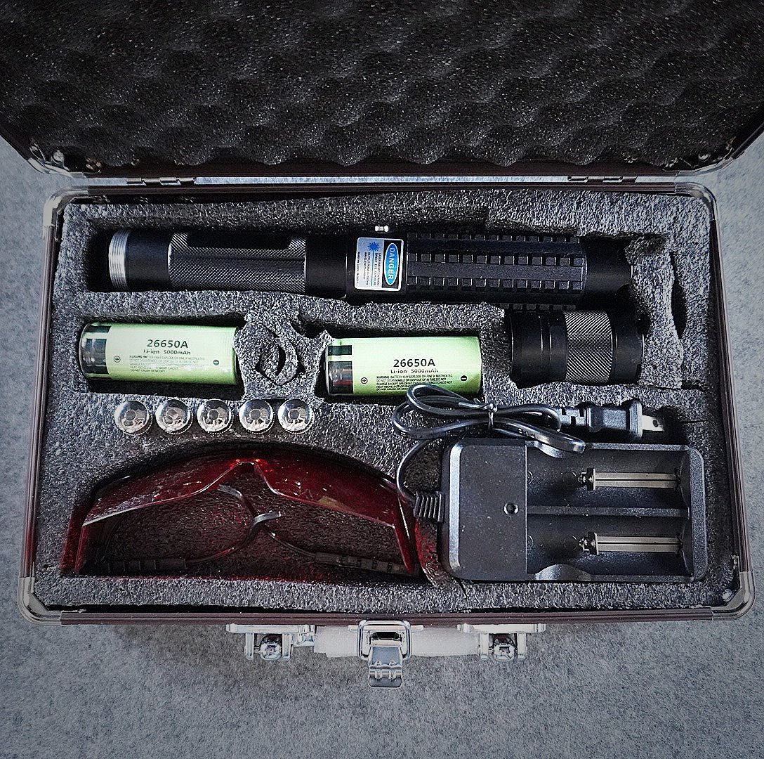 VulcanRay Powerful Blue Laser Pointer 50000mW Burning Laser Compatible with Laser 301 - Image 3