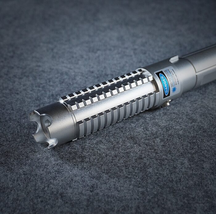 7.5W 450nm 5 in 1 Burning High Power Blue Laser pointer kits Silver - Image 10