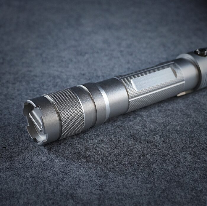 7.5W 450nm 5 in 1 Burning High Power Blue Laser pointer kits Silver - Image 7