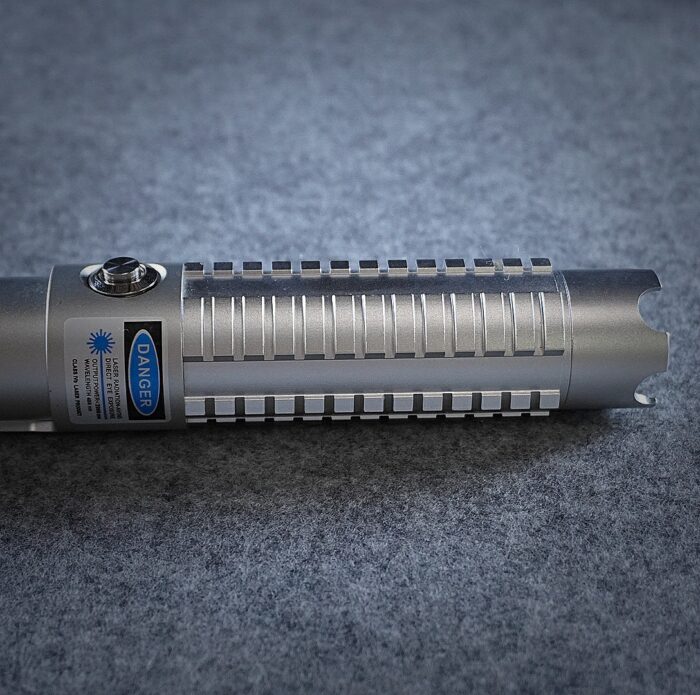 7.5W 450nm 5 in 1 Burning High Power Blue Laser pointer kits Silver - Image 6