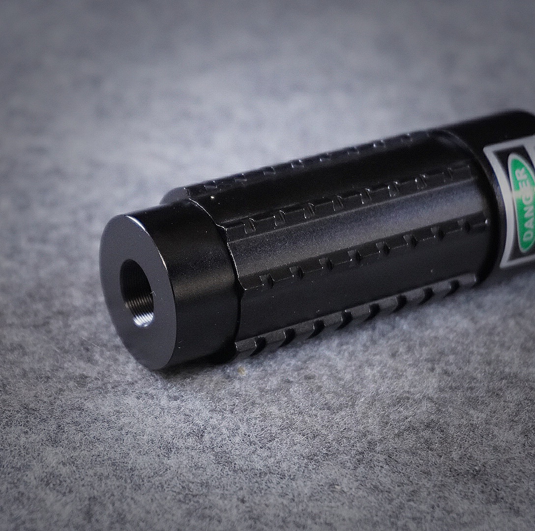 500mW 520nm 0889LGF Green Beam Light Separate Crystal Laser Pointer Pen Kit Black - Image 10