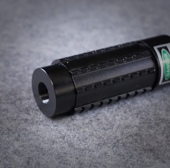 500mW 520nm 0889LGF Green Beam Light Separate Crystal Laser Pointer Pen Kit Black - Image 10