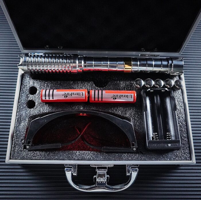 FR-990B 3000mW UKing ZQ-J37-T1 450nm 5 in 1 two model USB Blue Laser Pointer - Image 3