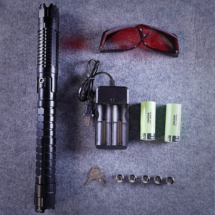 FR-970G 1000mW 650nm Red Laser Pointer Adjustable Focus Visible Beam Light Flashlights - Image 4